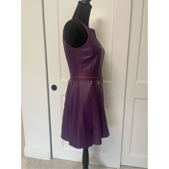 Thomas Wylde Lamb Leather Dress Size M - Picture 5 of 11